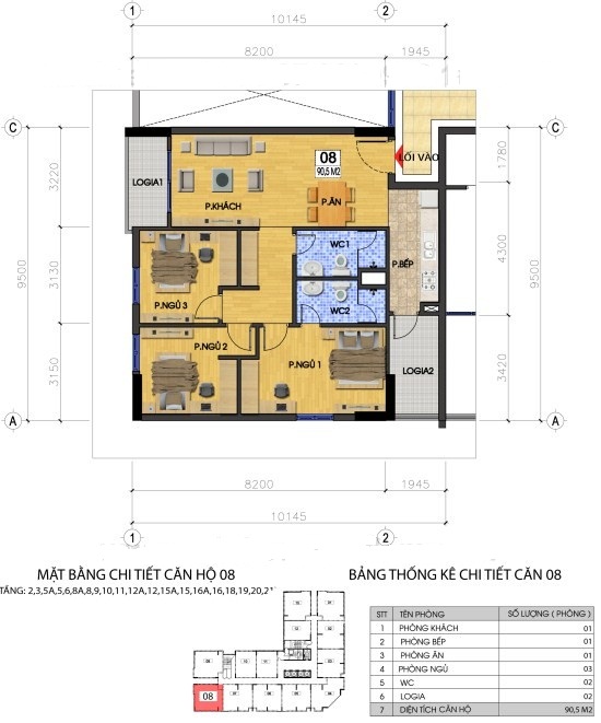 Thiết kế căn hộ 08