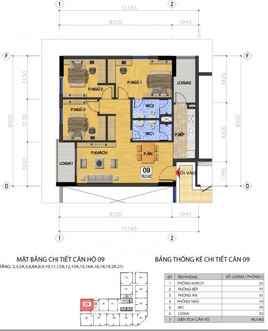 Thiết kế căn hộ 09