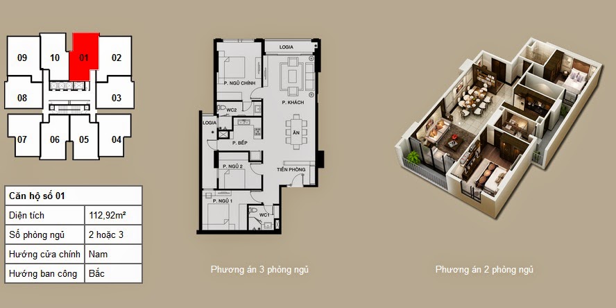 Thiết kế căn hộ 01