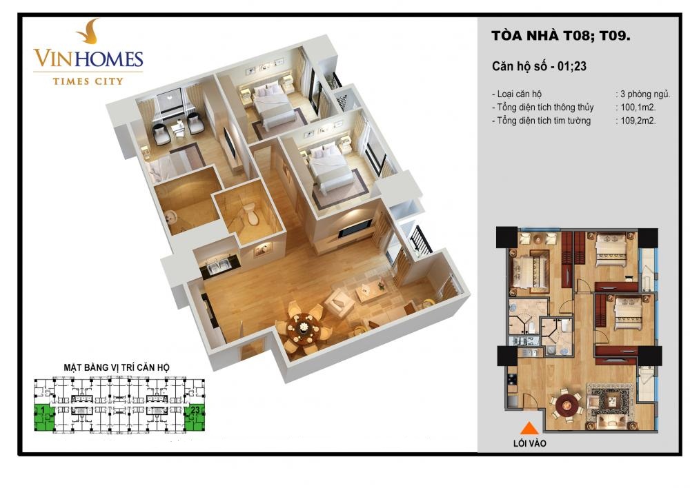 Thiết kế căn hộ 01, 23