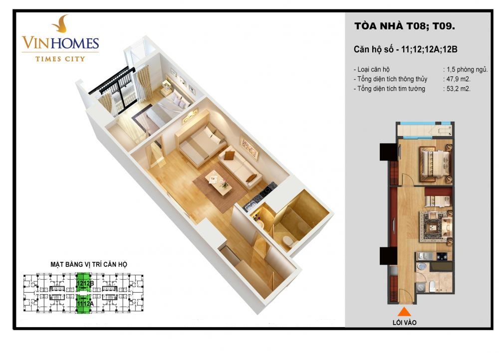 Thiết kế căn hộ 12,12B,11,12A