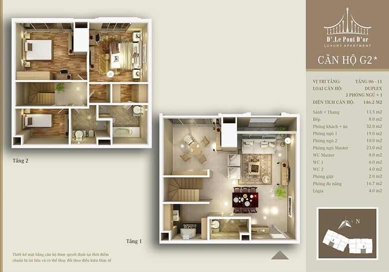 Thiết kế căn hộ G2*