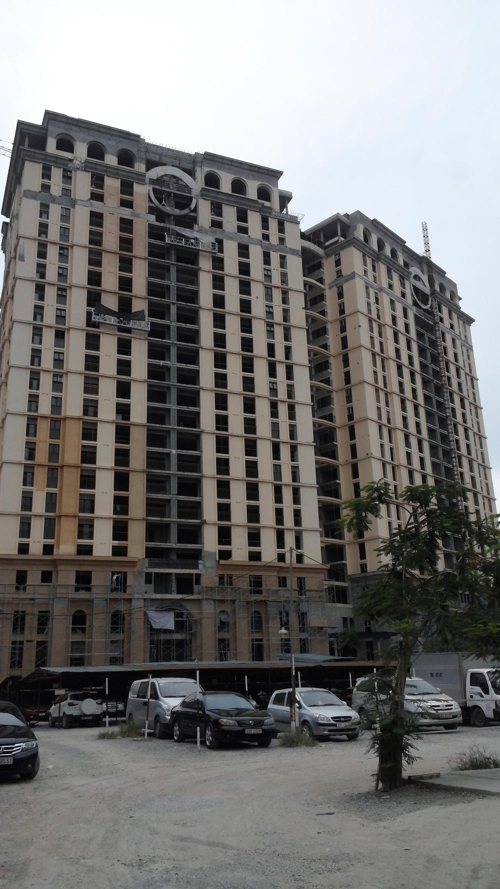 Dự án đang tiếp tục hoàn thiện mặt ngoài