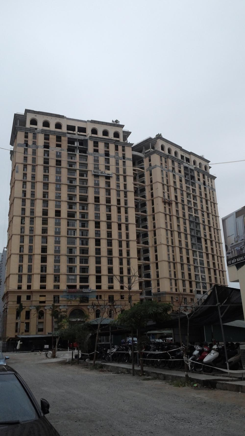 Dự án đang hoàn thiện mặt ngoài