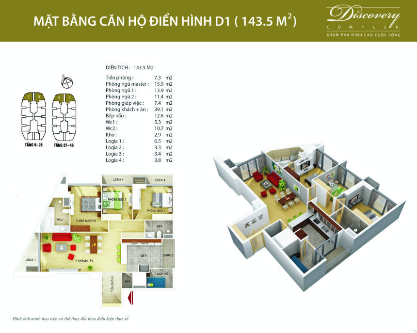Thiết kế căn hộ D1