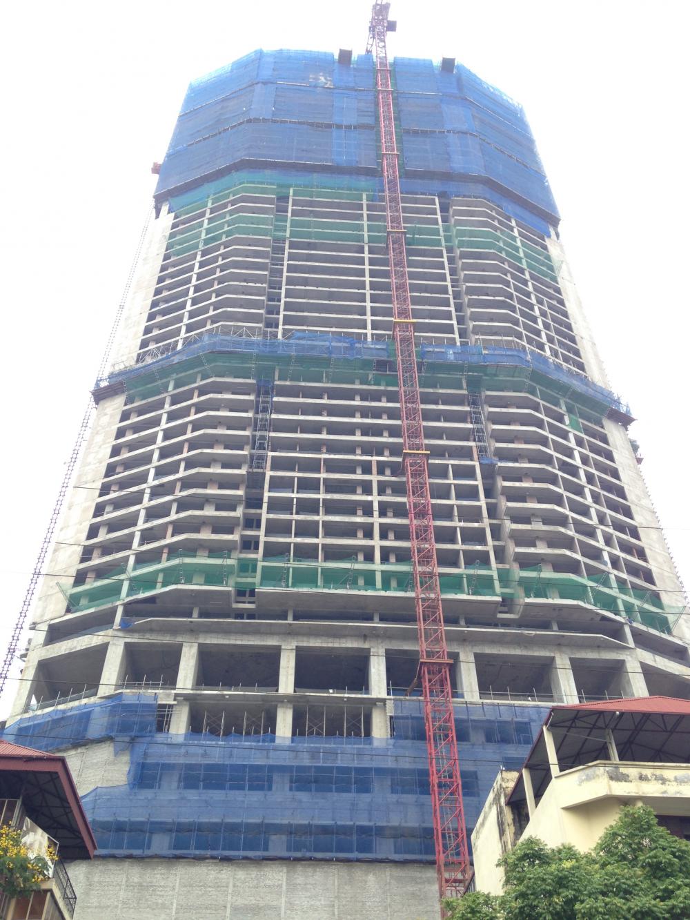 Dự án đang hoàn thiện những tầng cuối cùng