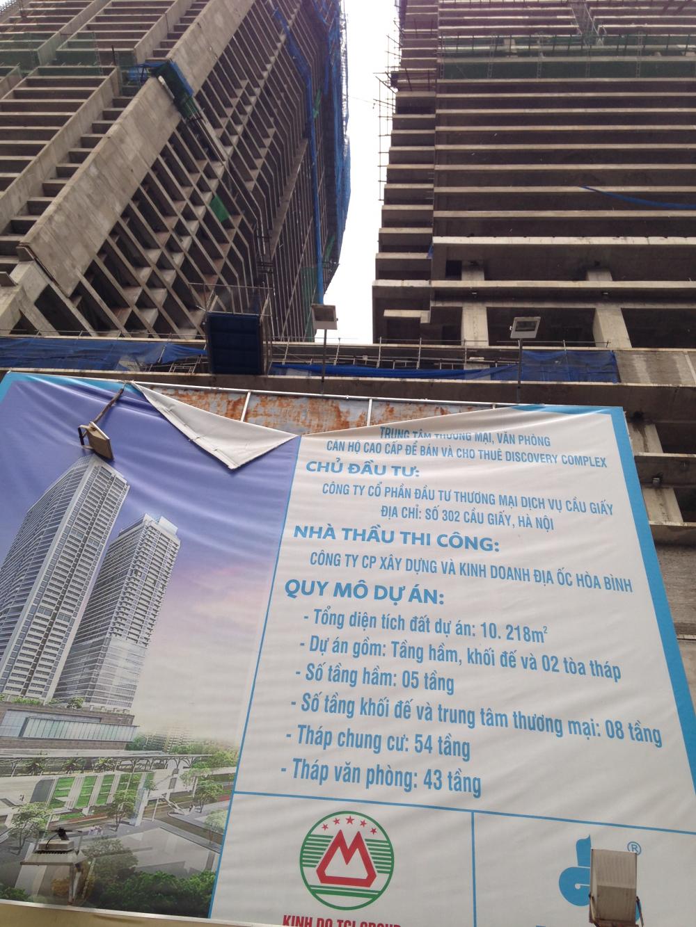 Dự án đang hoàn thiện những tầng cuối cùng để chuẩn bị cất nóc