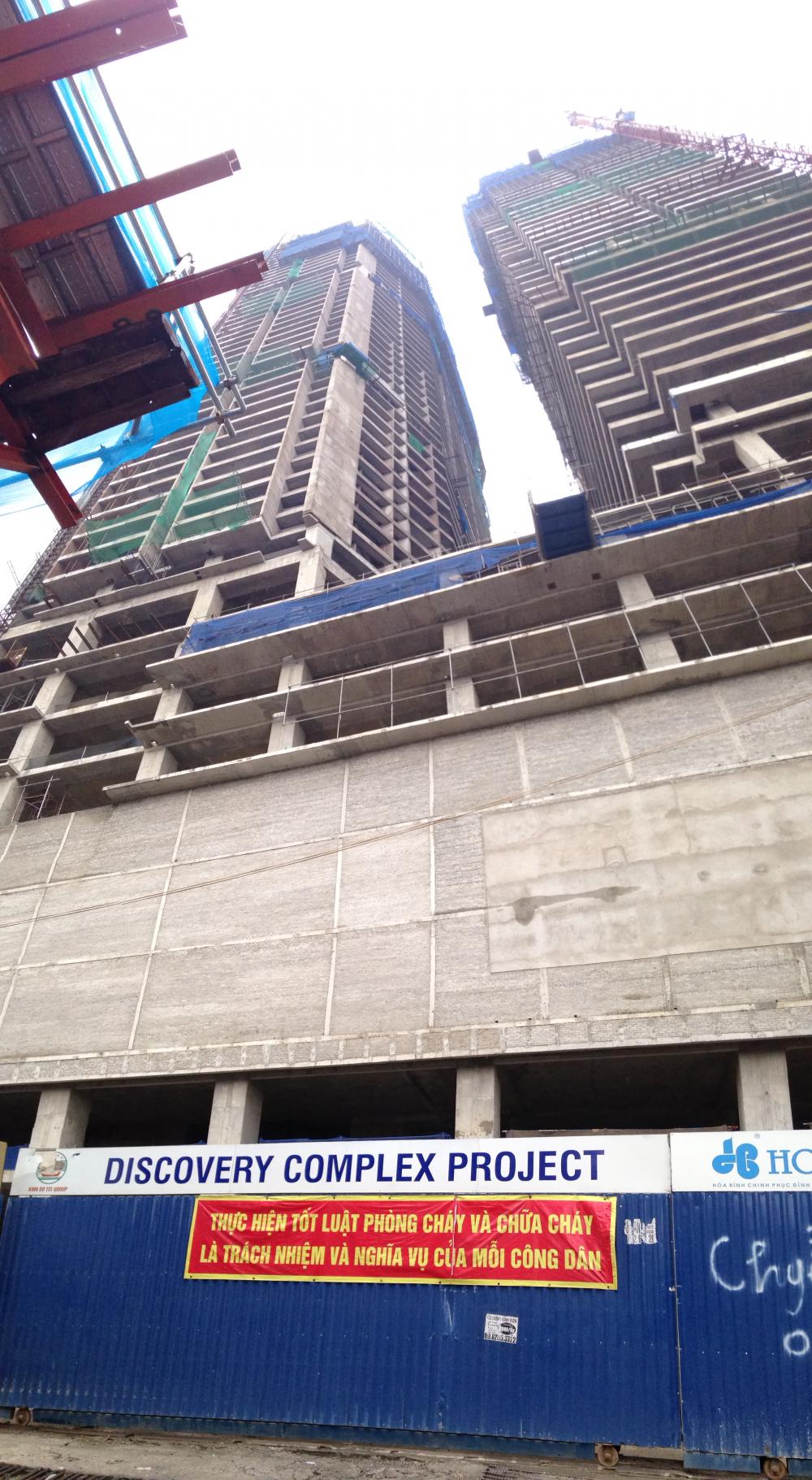 Dự án đang hoàn thiện những tầng cuối cùng để chuẩn bị cất nóc