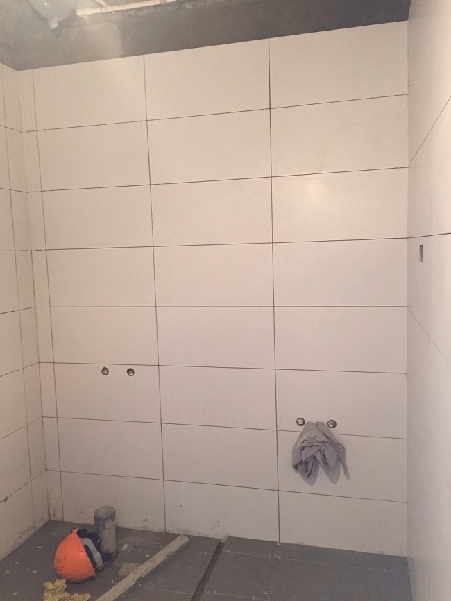 Dự án đang hoàn thiện bên trong căn hộ