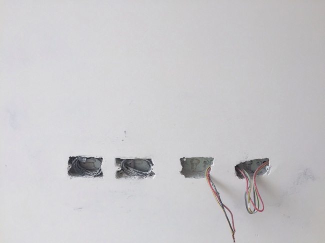 Dự án đang hoàn thiện bên trong căn hộ