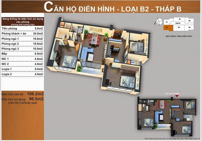 Thiết kế căn hộ B2