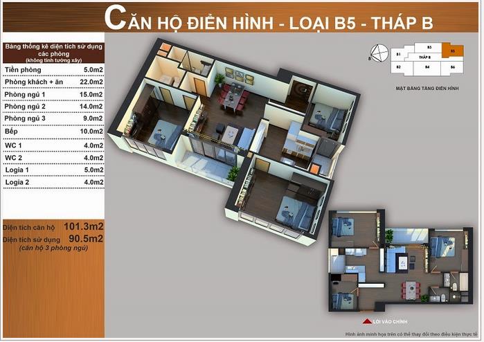 Thiết kế căn hộ B5
