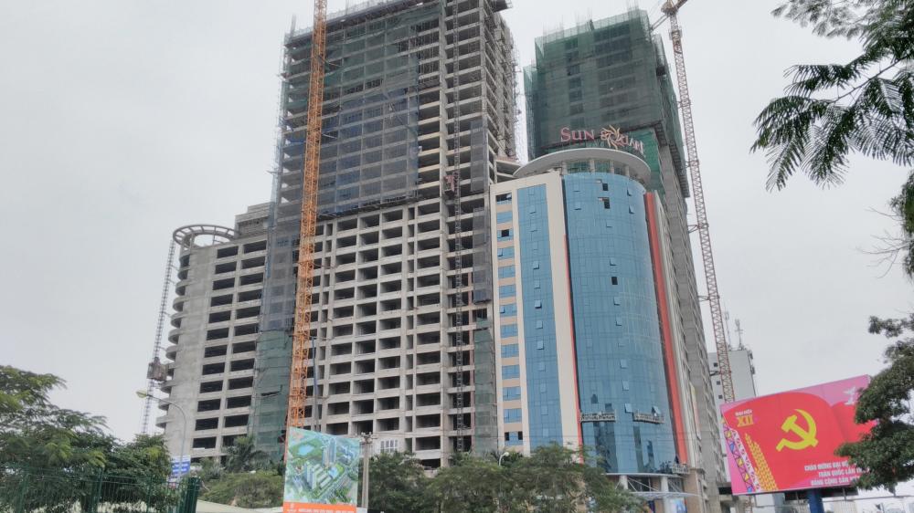 Dự án đã xây dựng xong phần thô, đang hoàn thiện mặt ngoài