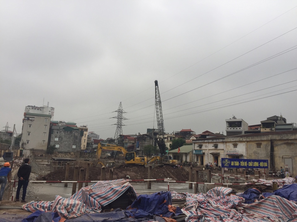 Dự án đang thi công móng