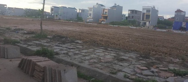 Dự án đang thi công hạ tầng