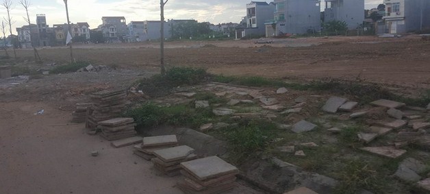 Dự án đang thi công hạ tầng