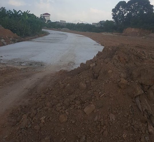 Dự án đang thi công hạ tầng