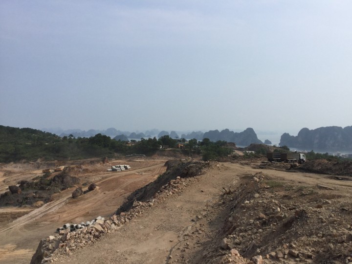 Dự án đang thi công hạ tầng