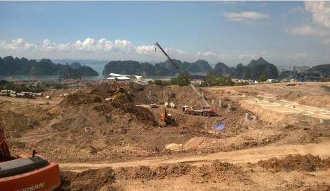 Dự án đang thi công tầng 1