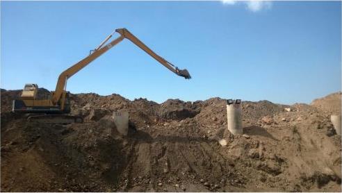 Dự án đang thi công tầng 1