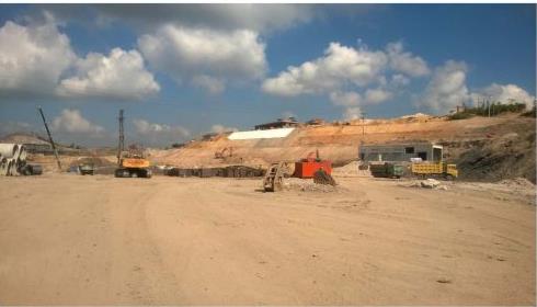 Dự án đang thi công tầng 1