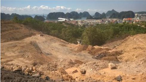 Dự án đang thi công tầng 1