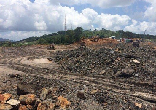 Khu Villas BT10 đang phá đá, san nền móng nhà 99%