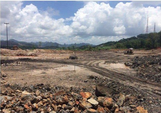 Khu Villas BT10 đang phá đá, san nền móng nhà 99%