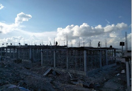 Khu Villas BT2 đang thi công kết cấu thân căn 1-:-8