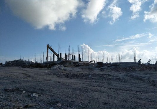 Khu Villas BT3,4 đang thi công kết cấu thân căn 2-:-6 BT4