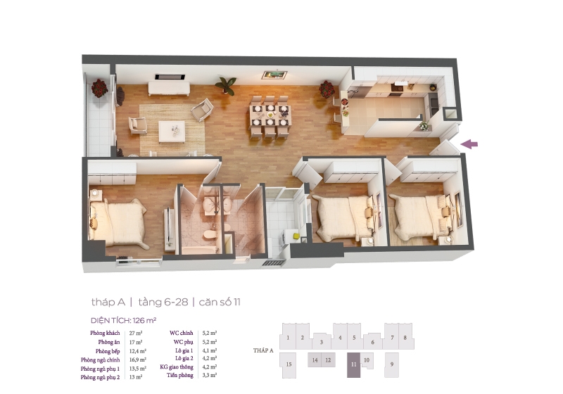 Thiết kế căn hộ 11