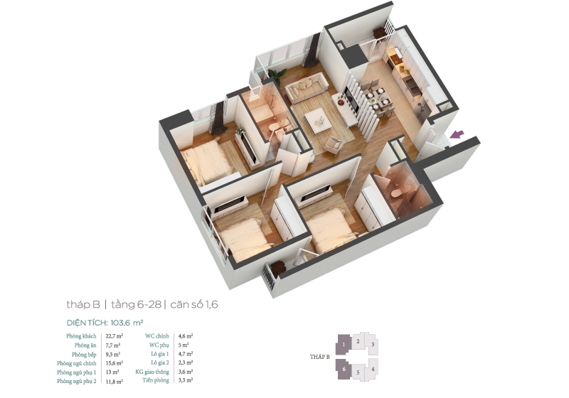 Thiết kế căn hộ 01