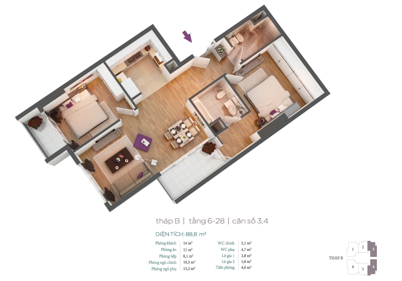 Thiết kế căn hộ 04