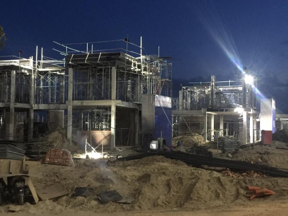 Dự án đang thi công phần thô