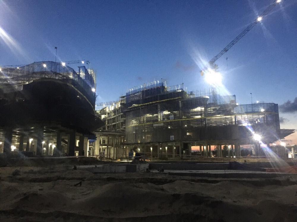 Dự án đang thi công phần thô