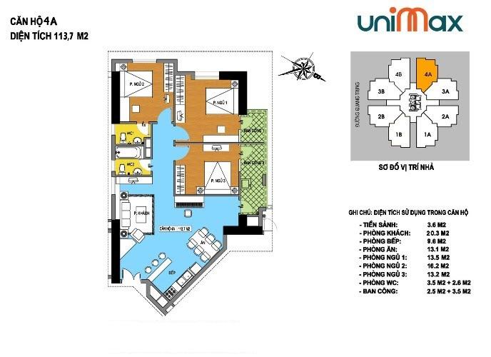 Thiết kế căn hộ 4A