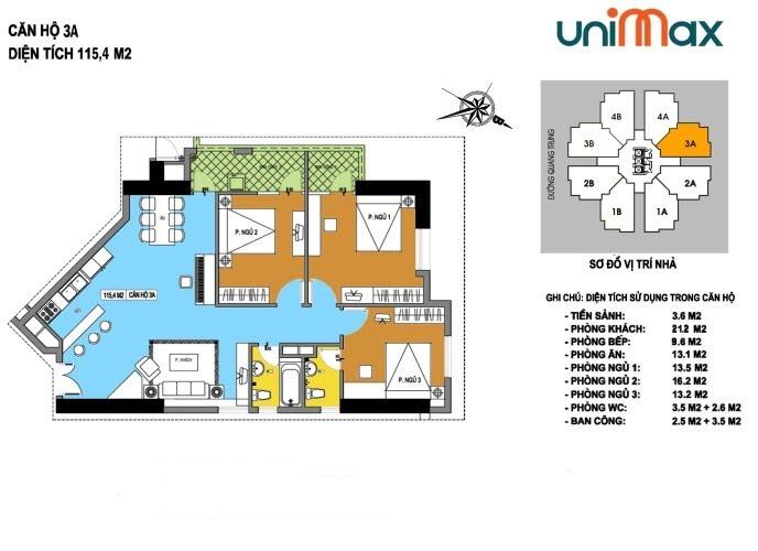 Thiết kế căn hộ 3A