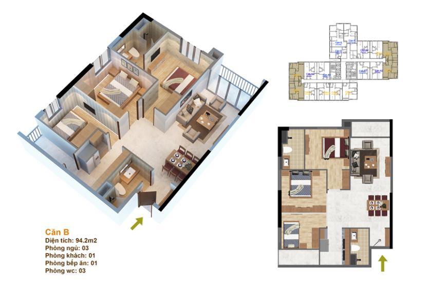 Thiết kế căn hộ RuBy 07