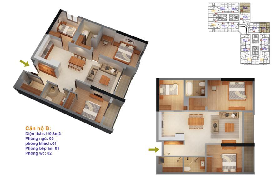 Thiết kế căn hộ RuBy 07