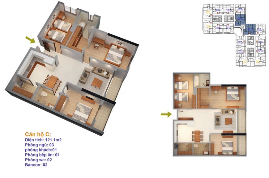 Thiết kế căn hộ RuBy 08