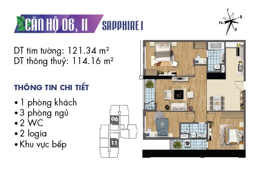 Thiết kế căn hộ 06, 11