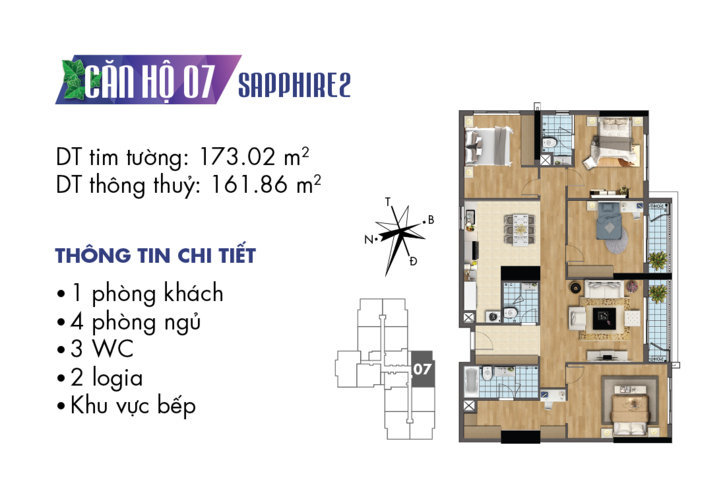 Thiết kế căn hộ 07