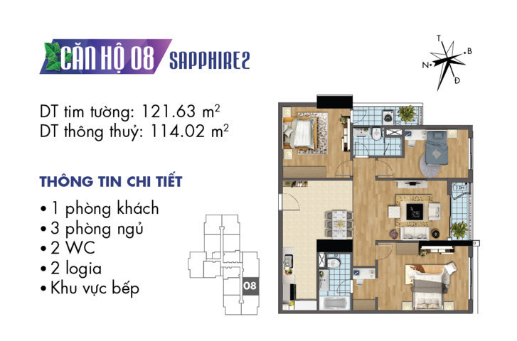 Thiết kế căn hộ 08