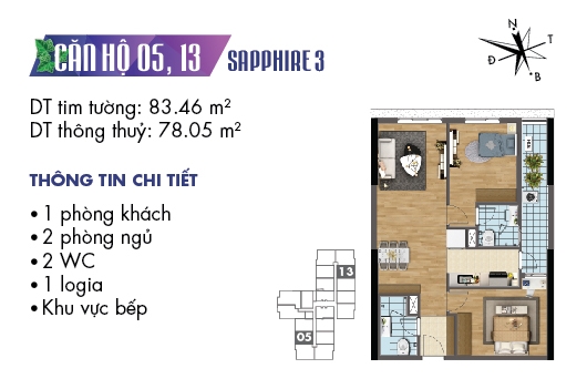 Thiết kế căn hộ 05, 13