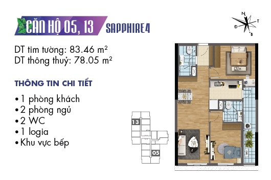 Thiết kế căn hộ 05, 13