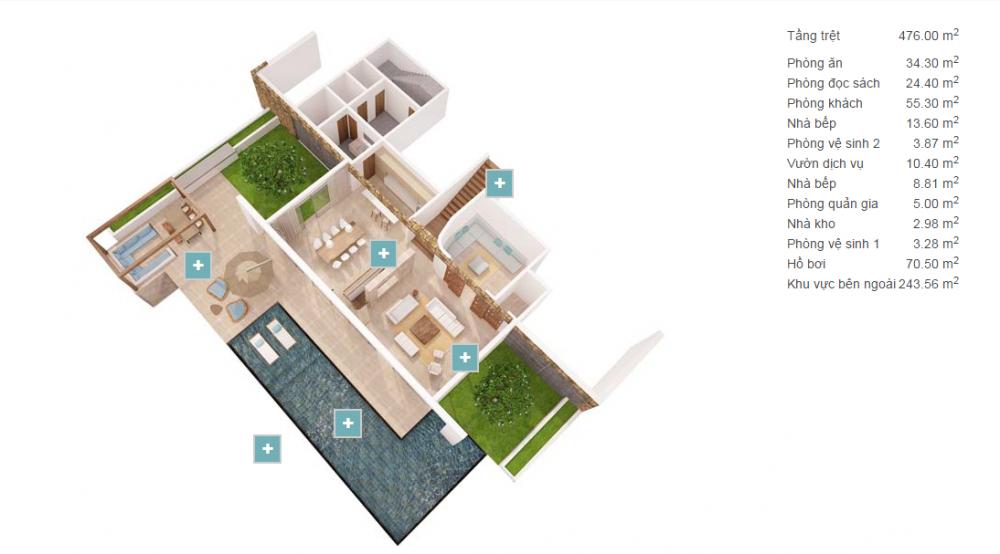 Thiết kế biệt thự D5,D12