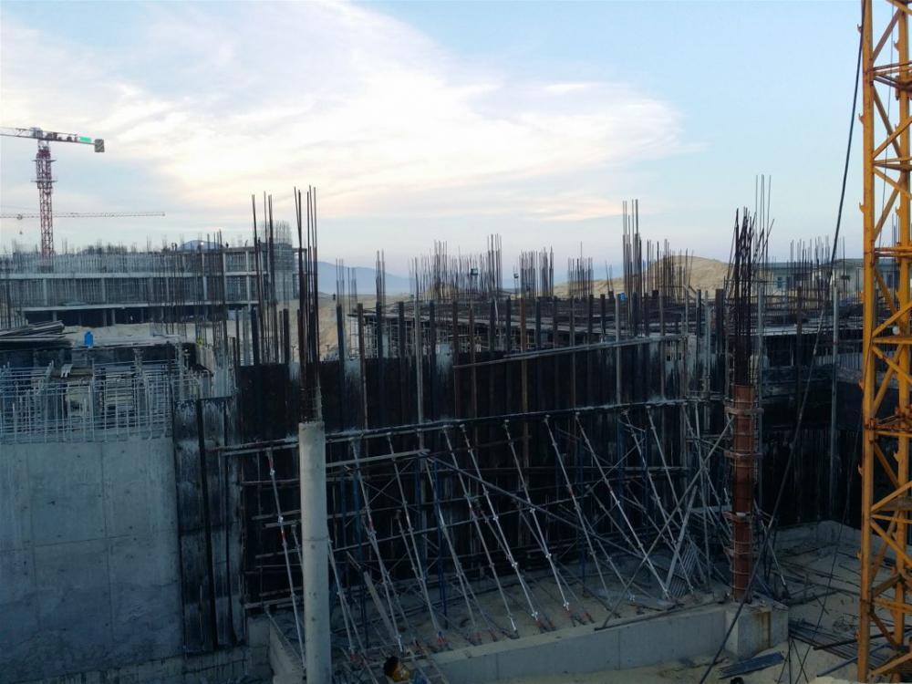 Các căn biệt thự đang trong quá trình hoàn thiện