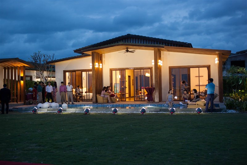 Biệt thự mẫu đã hoàn thiện và mở cửa cho khách tham quan