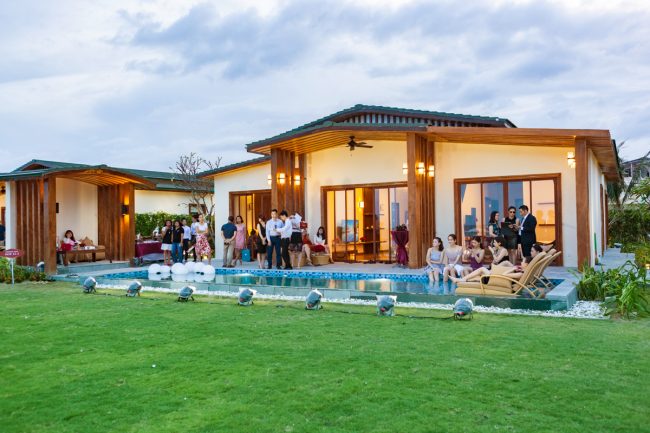 Biệt thự mẫu đã hoàn thiện và mở cửa cho khách tham quan