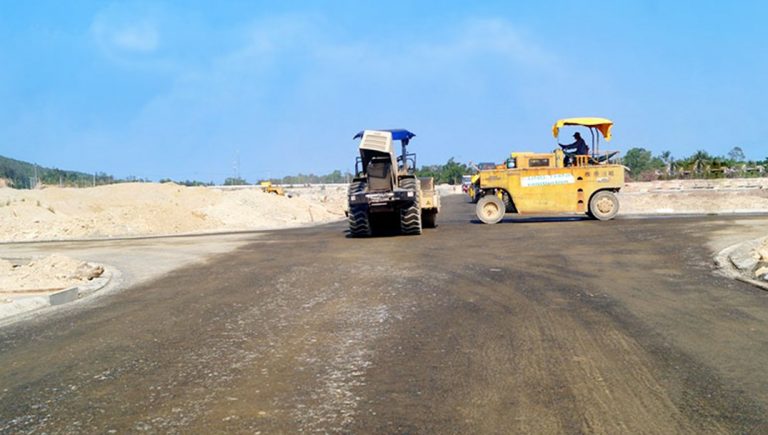 Dự án đang thi công hạ tầng